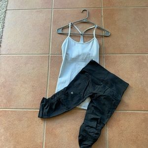 Lululemon set - capris size 4 / top size 6